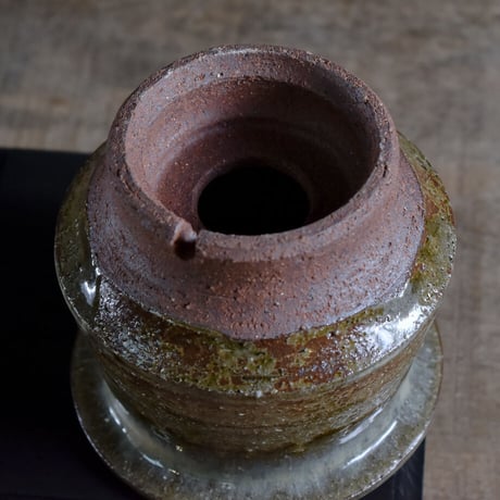 Hidenori Nagumo【梨灰釉縁抜 胴張鉢】RFNG008