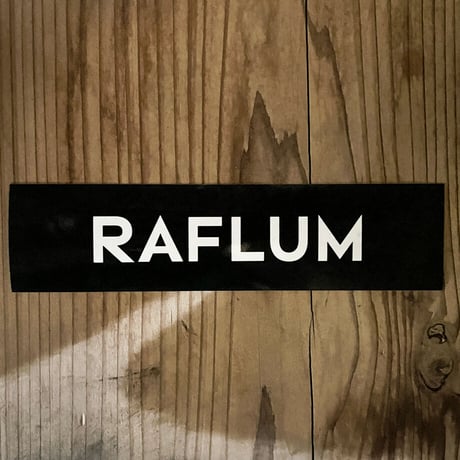 【送料無料】RAFLUM ステッカー【Mサイズ1枚、Lサイズ各色1枚、3枚入りセット】 RFST002