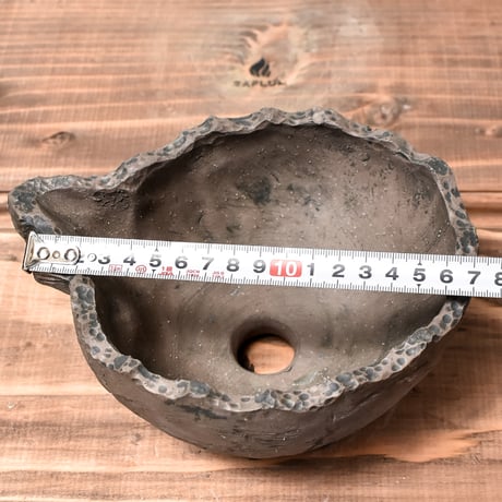 Matasuke Tatsumi（TEATOYA'S GALLERY）【Skull half face pot BLACK大】RFMT24011(T)
