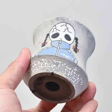 ハイパーポットクリエイター  "阿萬"【Jersey skull Pot 】RFAM23061
