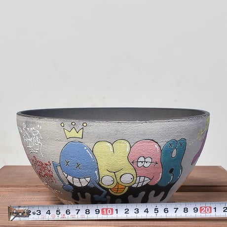 ハイパーポットクリエイター  "阿萬"【Monster Graffiti Pot 】大鉢 RFAM23088