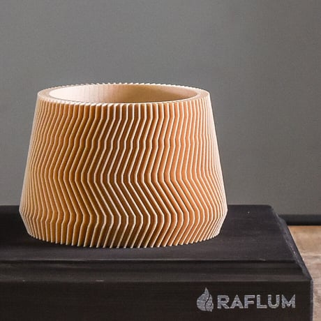 MINIMUM DESIGN / ミニマムデザイン【 Set of 3 planters – Diamant Savane Croix natural M】RFMDsaven002