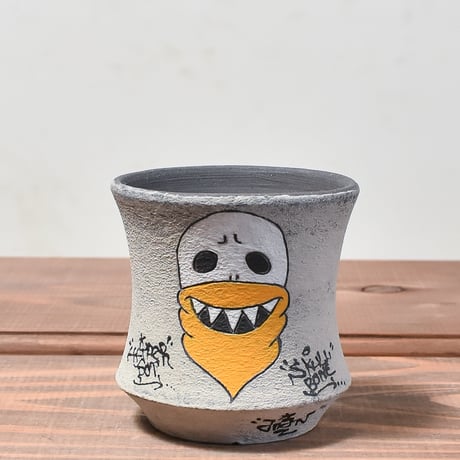 ハイパーポットクリエイター  "阿萬"【Bandana skull Pot 】RFAM23109