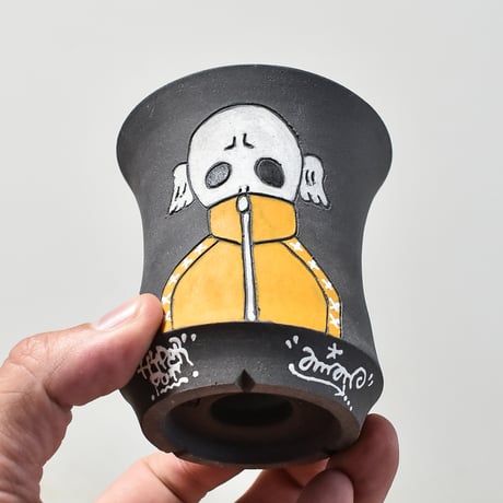 ハイパーポットクリエイター  "阿萬"【Jersey skull Pot 】RFAM23078
