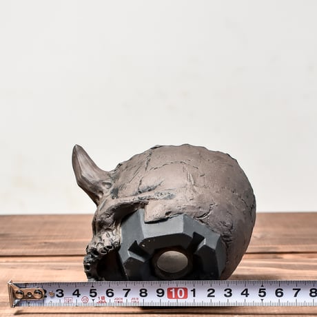 Matasuke Tatsumi（TEATOYA'S GALLERY）【Skull Devil pot BLACK 】RFMT24005