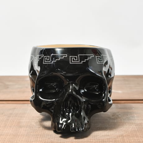 Geoide【skull pot medium BK RAFLUM collaboration】RFGD24007(T)