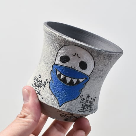 ハイパーポットクリエイター  "阿萬"【Bandana skull Pot 】RFAM23108