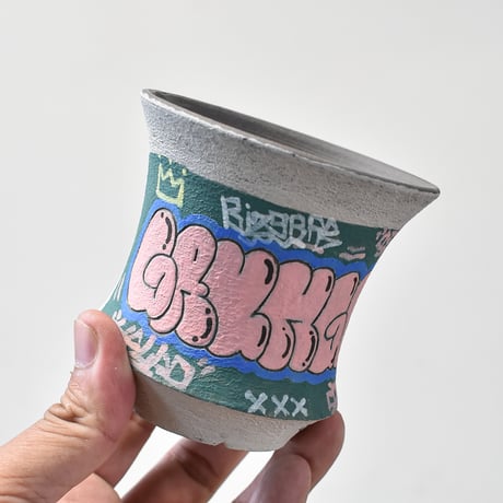 ハイパーポットクリエイター  "阿萬"【Graffiti pot】RFAM24029B