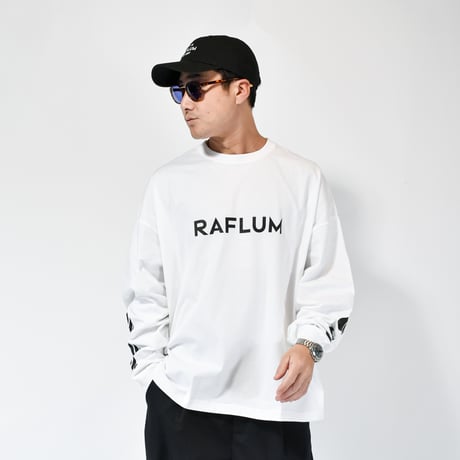 【RAFLUM "3" STAR LS TEE 】WHT(T) RFTS2205