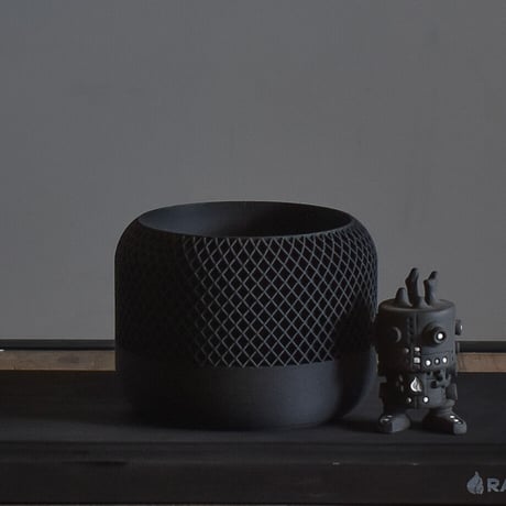 MINIMUM DESIGN / ミニマムデザイン【APPLE Indoor Planter black L】RFMDappb003