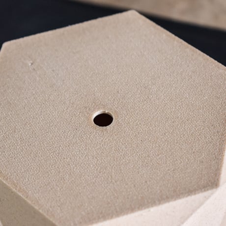 MINIMUM DESIGN / ミニマムデザイン【 Set of 3 planters – Diamant Savane Croix natural M】RFMDsaven002