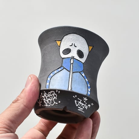 ハイパーポットクリエイター  "阿萬"【Jersey skull Pot 】RFAM23075