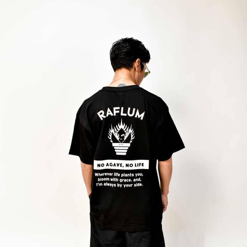 RAFLUM Tee on NEWTRAL Blank 【Agave Monster】 BLK