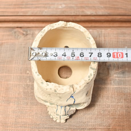 Matasuke Tatsumi（TEATOYA'S GALLERY）【Skull pot WHITE 】RFMT2409009