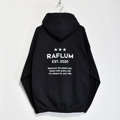 【RAFLUM "3" STAR HOODIE 】BLK RFSW2411001-1/RFSW2411001-2