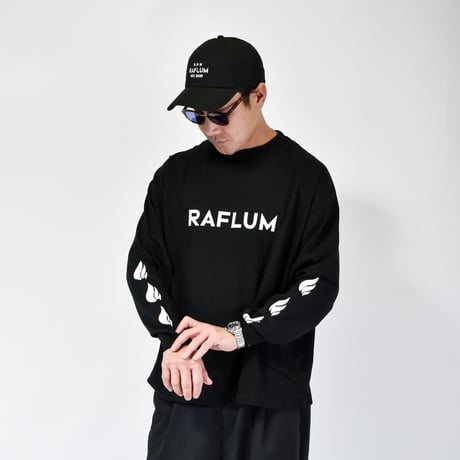 【RAFLUM "3" STAR LS TEE】BLK(T) RFTS2204