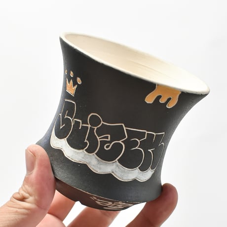 ハイパーポットクリエイター  "阿萬"【Graffiti pot 黒金】RHAM240814