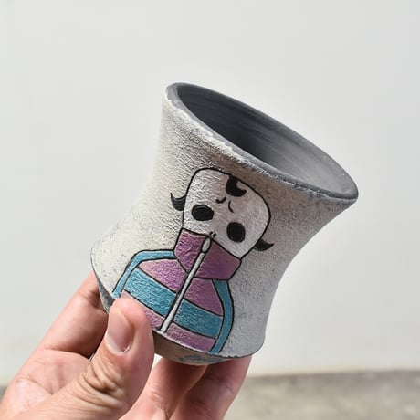 ハイパーポットクリエイター  "阿萬"【Jersey skull Pot 】RFAM23095