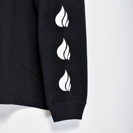 【RAFLUM "3" STAR LS TEE】BLK(T) RFTS2204