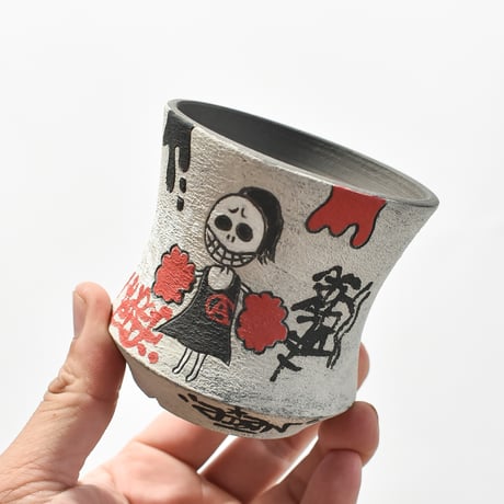 ハイパーポットクリエイター  "阿萬"【Cheer Skull POT】RFAM2409001