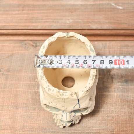 Matasuke Tatsumi（TEATOYA'S GALLERY）【Skull pot WHITE 】RFMT2409010