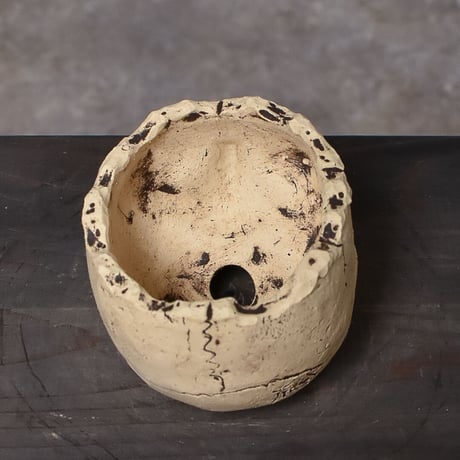 Matasuke Tatsumi（TEATOYA'S GALLERY）【Skull pot White】type A