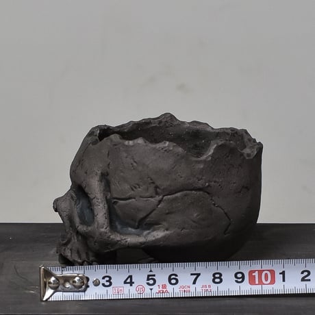 Matasuke Tatsumi（TEATOYA'S GALLERY）【Skull pot Black】type C