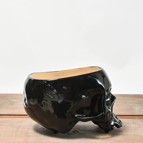 Geoide【skull pot medium MAT BK】RFGD24004(T)