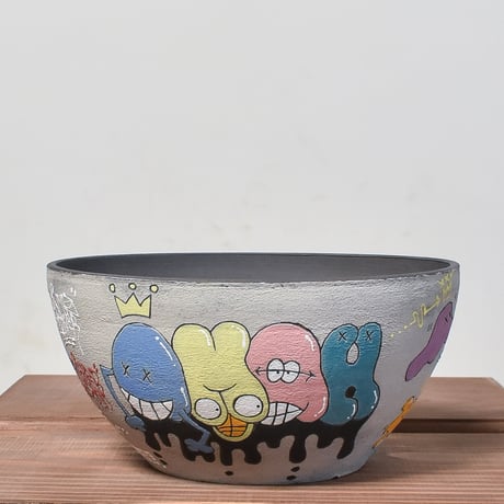ハイパーポットクリエイター  "阿萬"【Monster Graffiti Pot 】大鉢 RFAM23088