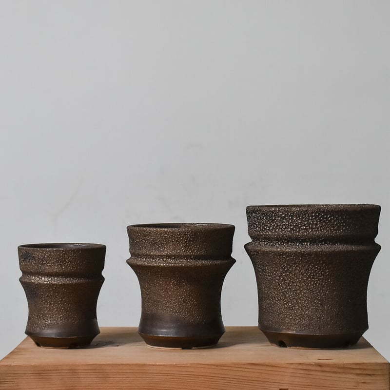 植木鉢 xiao.pottery / 蕭窯生活工作室 ブラウン [Latest