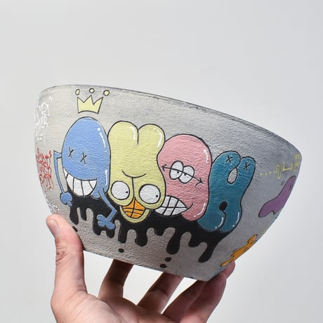 ハイパーポットクリエイター  "阿萬"【Monster Graffiti Pot 】大鉢 RFAM23088
