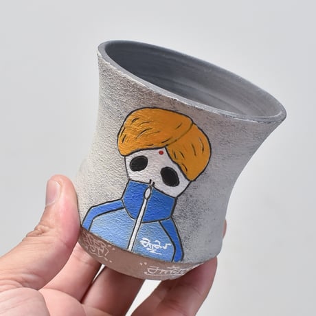 ハイパーポットクリエイター  "阿萬"【Jersey skull Pot 】RFAM23066