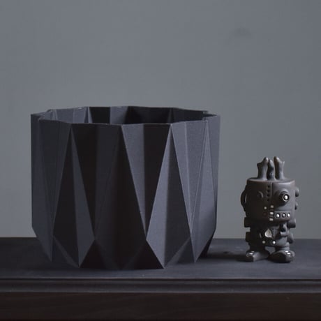 MINIMUM DESIGN / ミニマムデザイン【 ORIGAMI Indoor Planter black XL】RFMDorib004