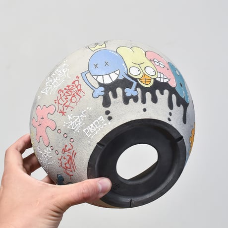 ハイパーポットクリエイター  "阿萬"【Monster Graffiti Pot 】大鉢 RFAM23088