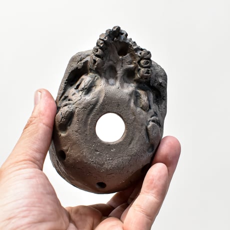 Matasuke Tatsumi（TEATOYA'S GALLERY）【Skull pot BLACK 】RFMT25030061/RFMT25030062