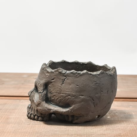 Matasuke Tatsumi（TEATOYA'S GALLERY）【Skull pot BLACK 】RFMT2409003