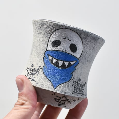 ハイパーポットクリエイター  "阿萬"【Bandana skull Pot 】RFAM23108