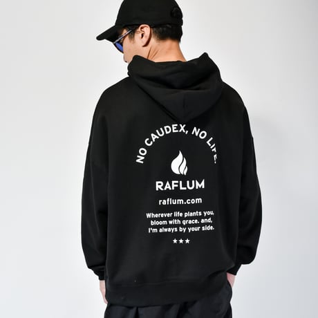 【RAFLUM  NO CAUDEX NO LIFE HOODIE】RFSW23001