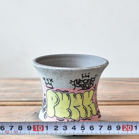 ハイパーポットクリエイター  "阿萬"【Graffiti pot】RFAM24029 B