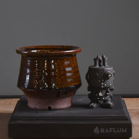 Hidenori Nagumo【飴釉 胴張鉢】RFNG006