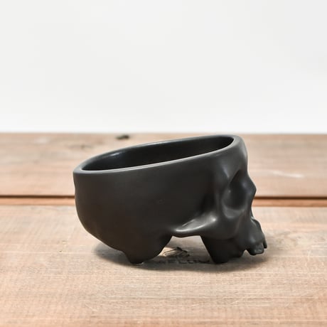 Geoide【skull pot mini MAT BK】RFGD24002(T)