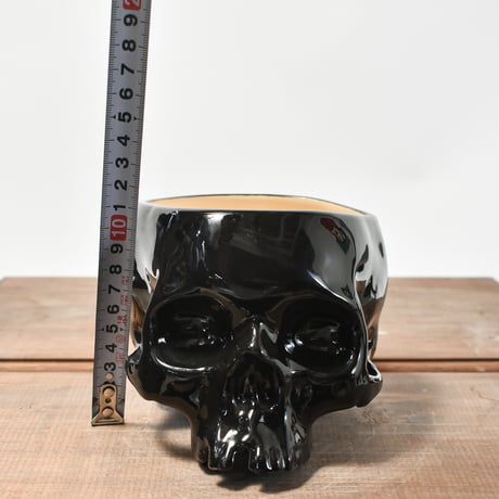 Geoide【skull pot medium MAT BK】RFGD24004(T)