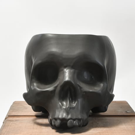 Geoide【skull pot giant MAT BK】RFGD24006(T)
