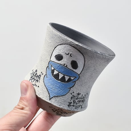 ハイパーポットクリエイター  "阿萬"【Bandana skull Pot 】RFAM23104