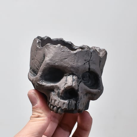 Matasuke Tatsumi（TEATOYA'S GALLERY）【Skull pot Black】B
