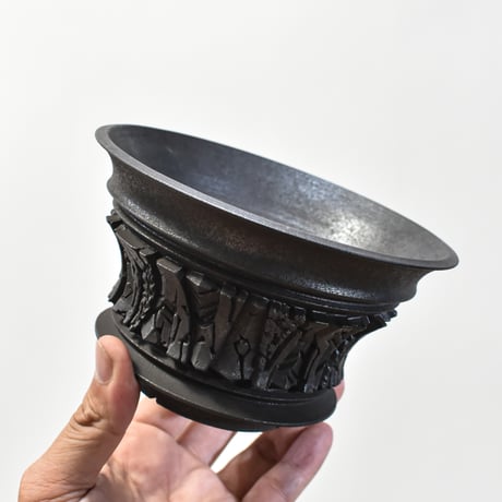 Luwei pottery / 葦製陶【Layered Rock / Crystal Chalice】RFLU25011018