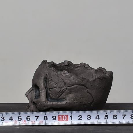 Matasuke Tatsumi（TEATOYA'S GALLERY）【Skull pot Black】type A