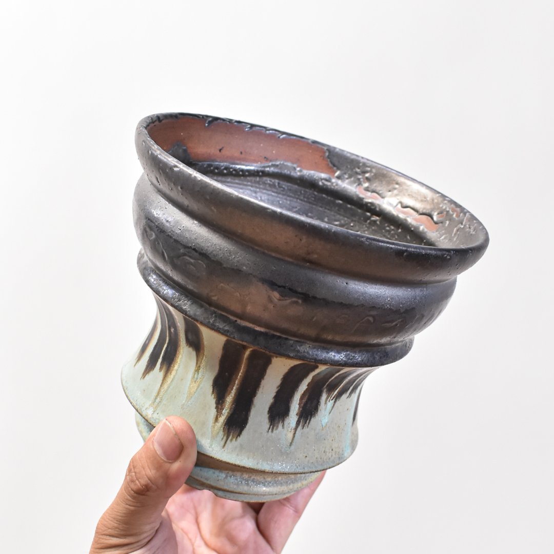 植木鉢　xiao.pottery / 蕭窯生活工作室　鉢 陶芸作家鉢　陶器鉢 xiao.pottery / 蕭窯生活工作室【B4】RFXI25011003 | RAFLUM