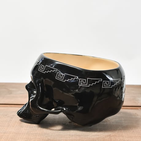 Geoide【skull pot medium BK RAFLUM collaboration】RFGD24007(T)