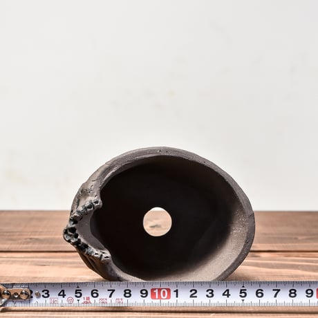 Matasuke Tatsumi（TEATOYA'S GALLERY）【Skull supine pot BLACK 】RFMT24003(T)